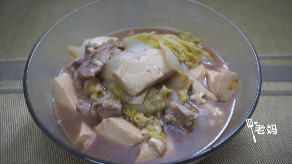 教你大白菜豆腐焖瘦肉的简单家庭做法