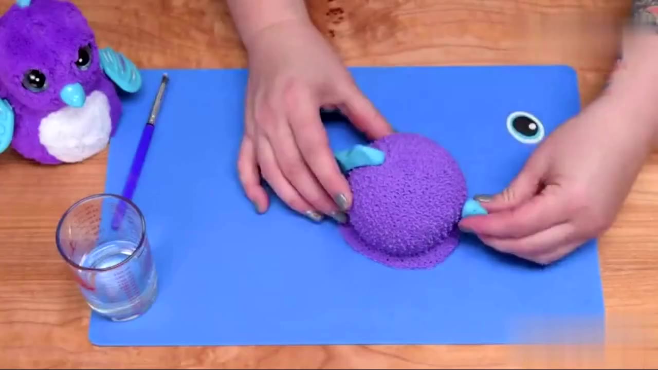 倒放看diy蛋糕生日蛋糕,超有创意小鸟出壳蛋糕,手太巧了