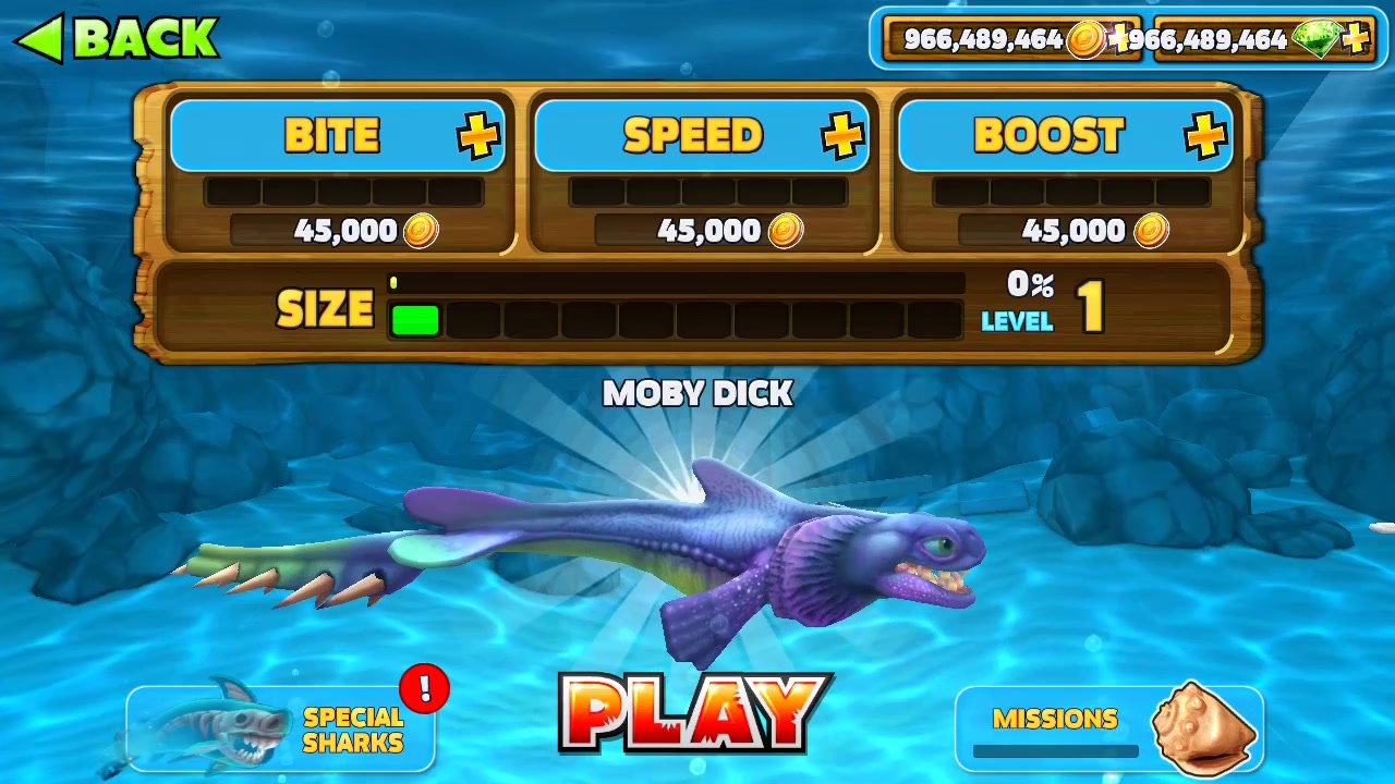 饥饿鲨进化 小伙伴看看有没有你们喜欢的鲨鱼哟?