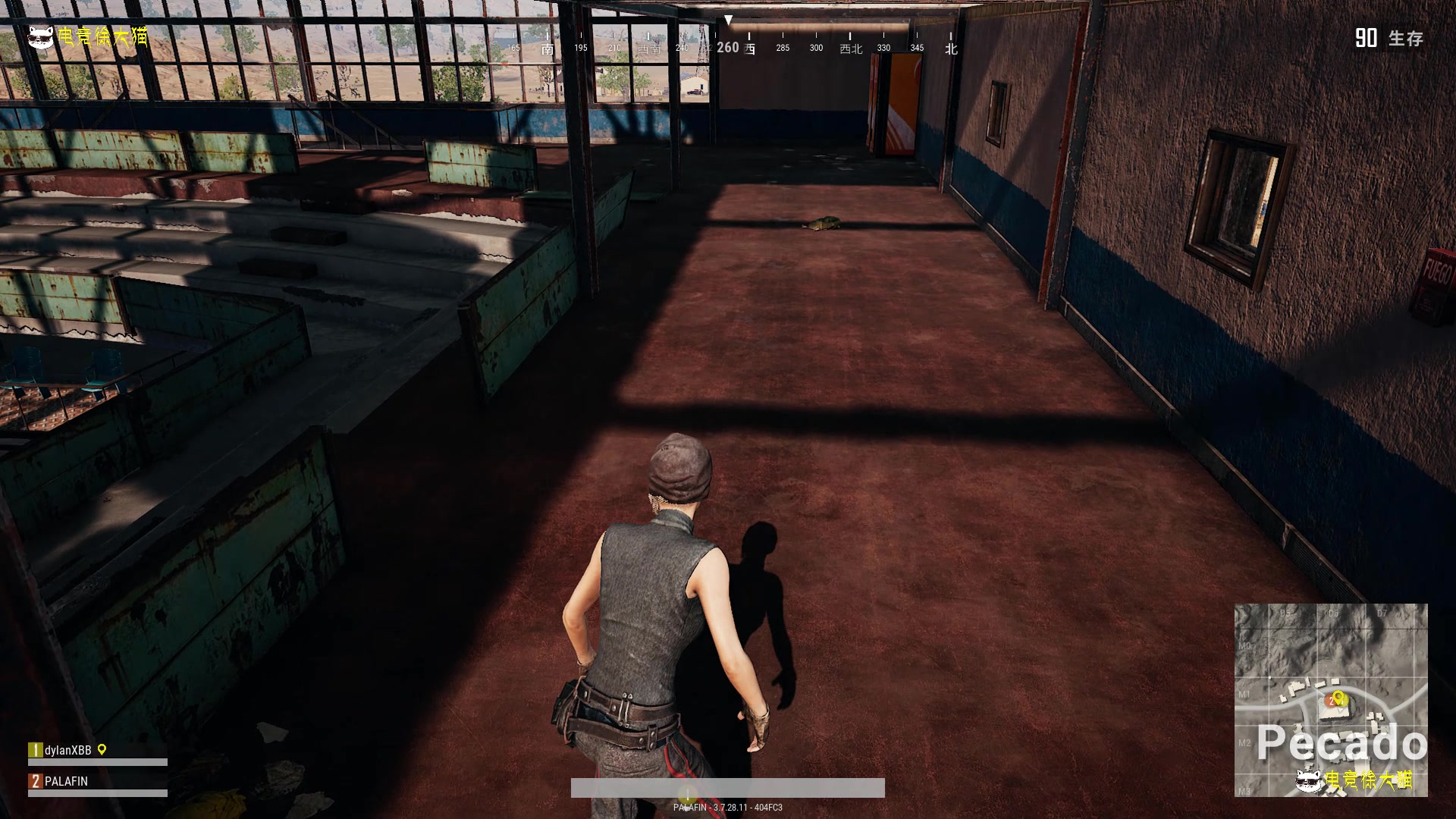 绝地求生:当你在拳击馆和敌人看到同一把枪时,一首凉凉送给敌人