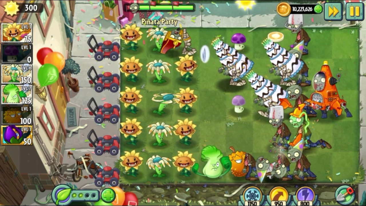 植物大战僵尸2国际版,9周年生日派对,蛋糕里藏的是埃及法老王