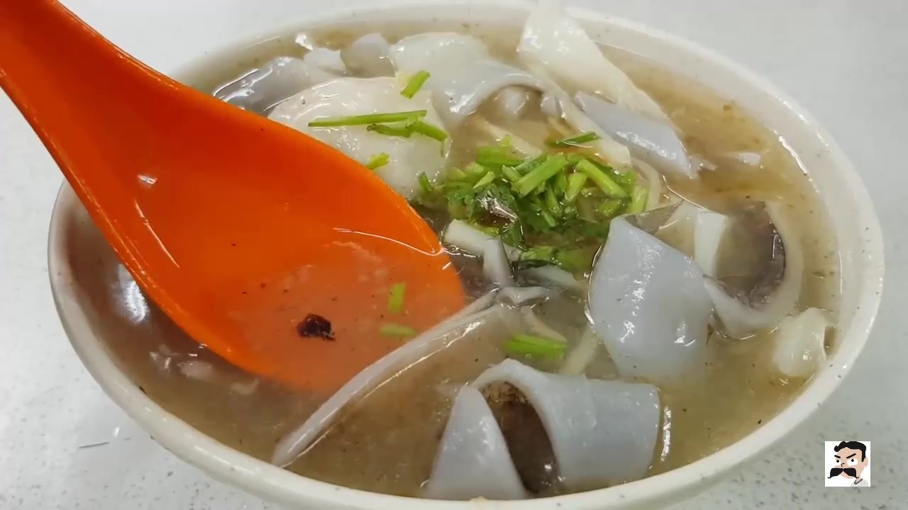 吃过台北很有名的鱼皮丸子面吗?120台币一碗,鱼皮超多,很好吃