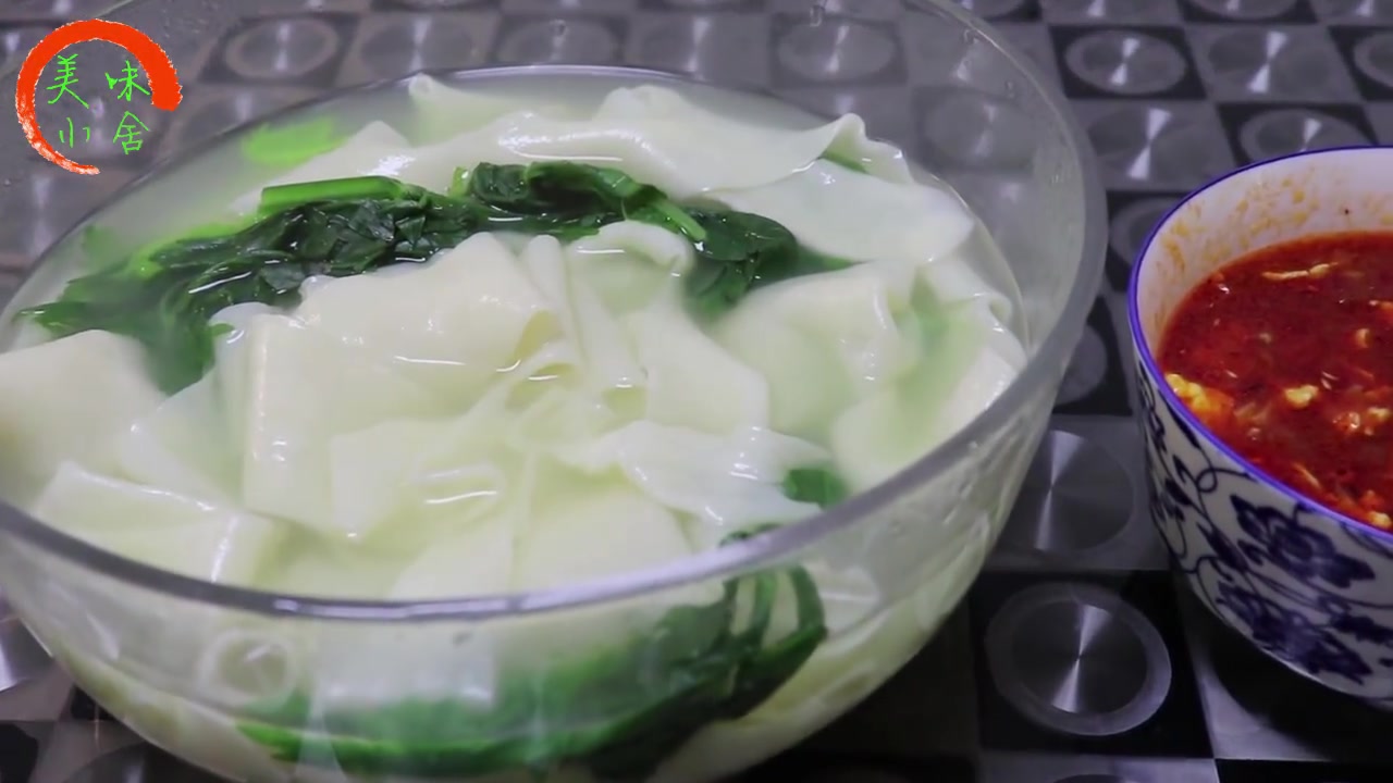 陕西特色面食杨凌蘸水面做法,吃着真香,回味无穷