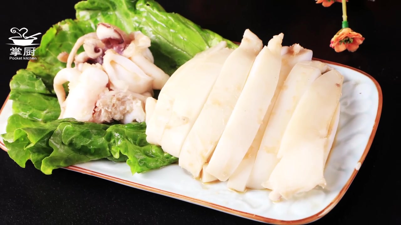 999道私房菜,白煮墨鱼,高蛋白,低脂肪,做法还非常简单!