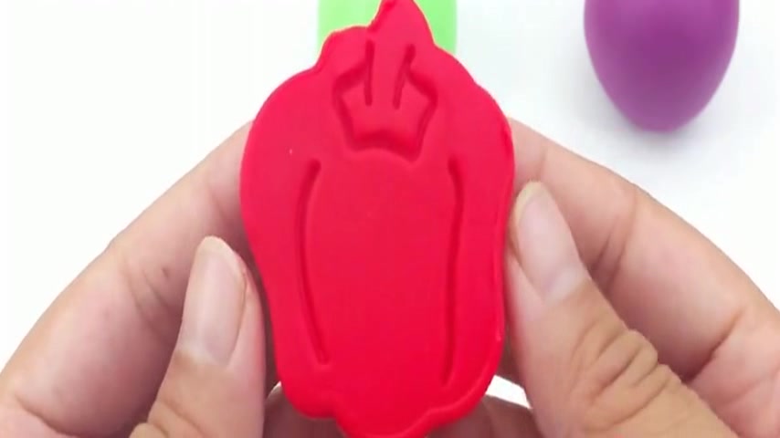 培乐多儿童玩具视频:创意手工DIY蔬菜辣椒,等你来做哦!