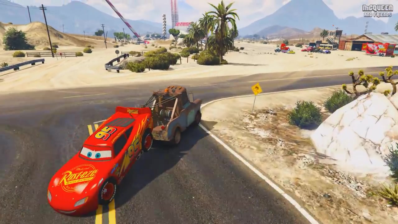 汽车拖车卡车 伊万闪电麦昆 汽车儿童