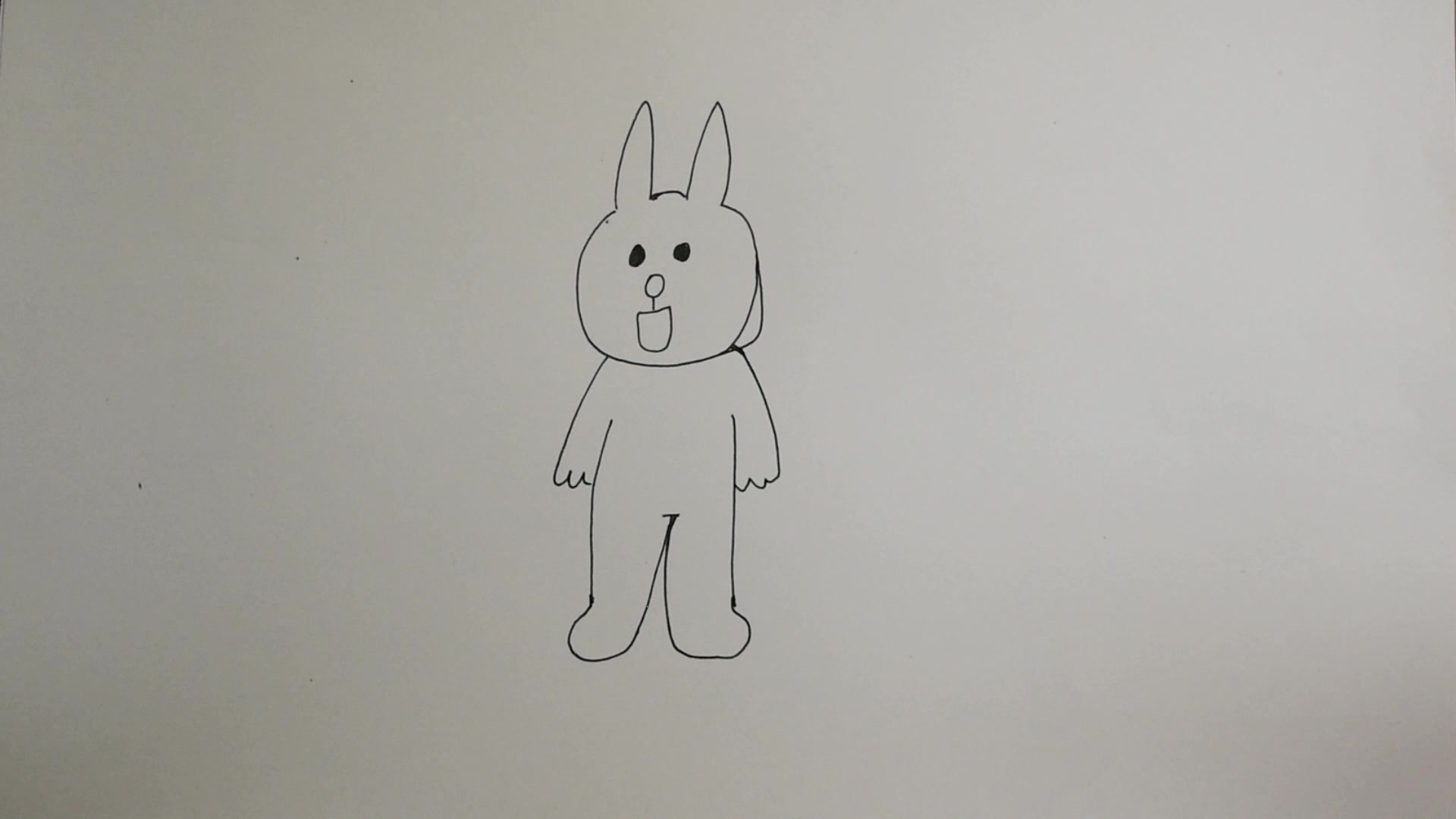 可妮兔简笔画,简单又可爱