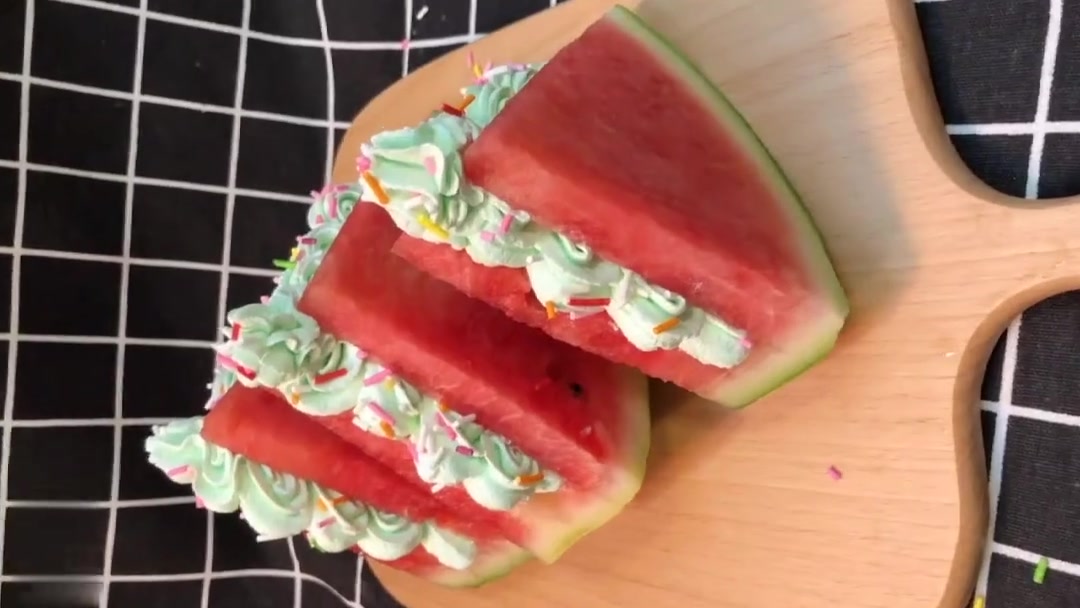 31秒教你制作 水果三明治