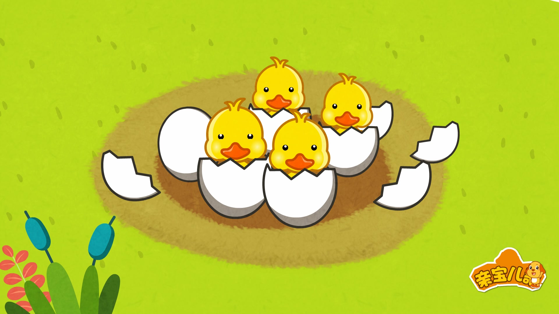 five little ducks英文儿歌视频 五只小鸭子儿歌