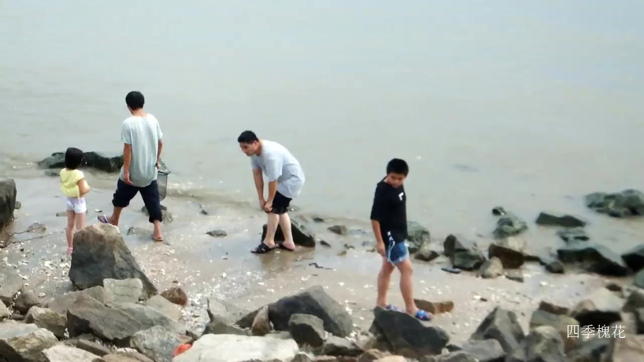 到海边抓小鱼小虾小螃蟹,听着海浪声,着实很放松心情