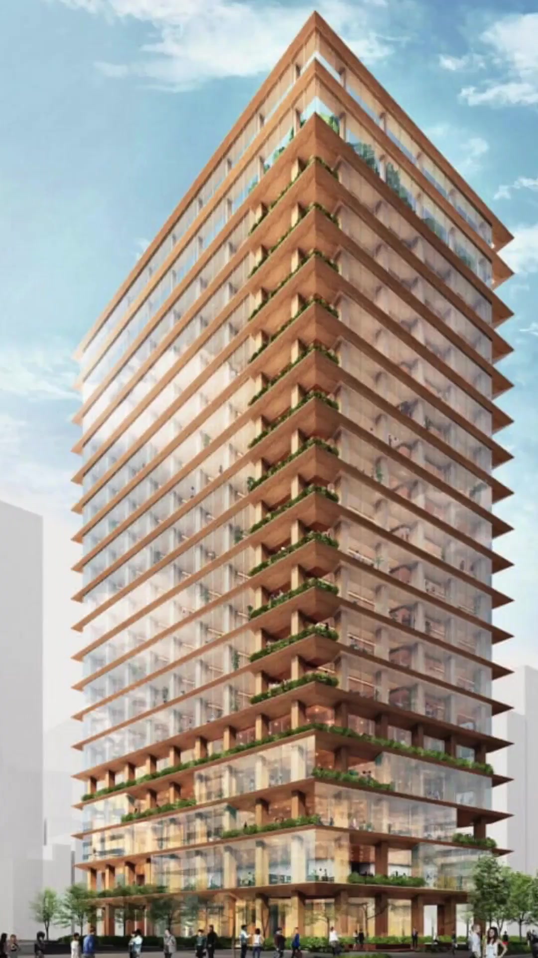 东京将建世界最大木结构写字楼,也将是最大最高木结构建筑